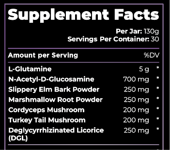 Skinny Signal Complex full supplement facts nutrition label